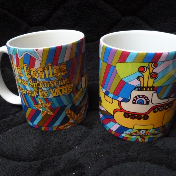BEATLES YELLOW SUBMERINE MUGS RARE